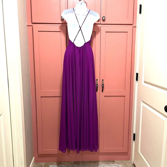 Lulus Mythical Kind of Love Flowy Purple Dress Size Small - Picture 4 of 13